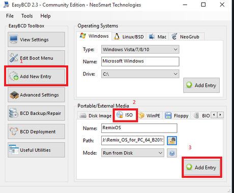 Android en su PC:problemas al instalar Remix OS remixos