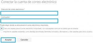 Asociar dos cuentas de Outlook.com