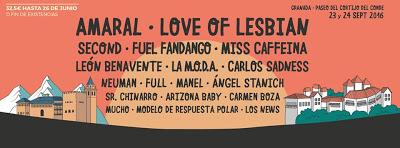 Granada Sound 2016: León Benavente, La M.O.D.A., Carlos Sadness, Sr Chinarro...