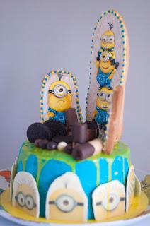 COOKIE CAKE MINIONS