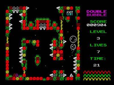 Double Bubble, un nuevo juego para Spectrum arcade y de habilidad