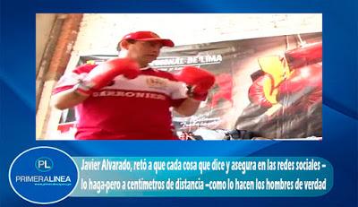 ALVARADO RETA A QUE LE DIGAN LAS COSAS DE FRENTE Y A CENTÍMETROS DE DISTANCIA…