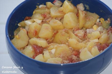 PATATAS ALIÑADAS O ENSALADA CAMPERA