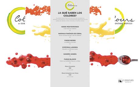 Menu de Colores en Eurostars Gran Marina