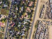 Tomas aéreas demuestran brecha entre ricos pobres Sudáfrica