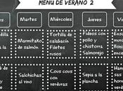 Menú verano, semana