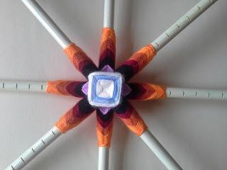 Ojo de Dios o Mandala tejida