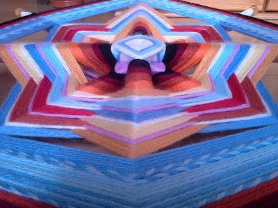 Ojo de Dios o Mandala tejida