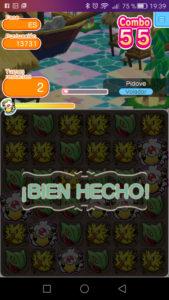 Pokémon Shuffle combate Victoria