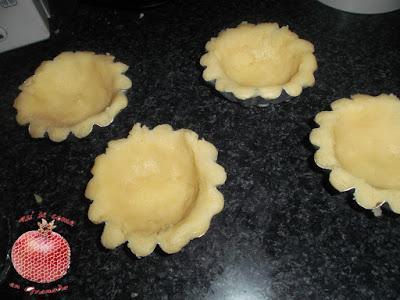 Tartaletas de chocolate y avellanas sin gluten