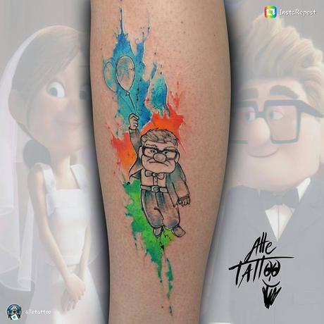 11 increíbles tatuajes inspirados en personajes de Pixar