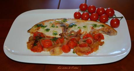 Emperador con tomate cherry