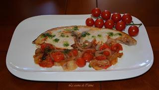 Emperador con tomate cherry