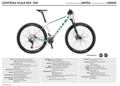 Scott Scale 2017: 849 gramos de puro XC