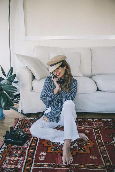 LA Home Maria_Pascual-Collage_Vintage_Collection-Paige_Denim-Free_People_Hat-Striped_Blouse-14