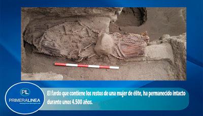 NUEVO HALLAZGO EN ZONA ARQUEOLÓGICA DE CARAL…