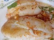 Huevas jibia plancha