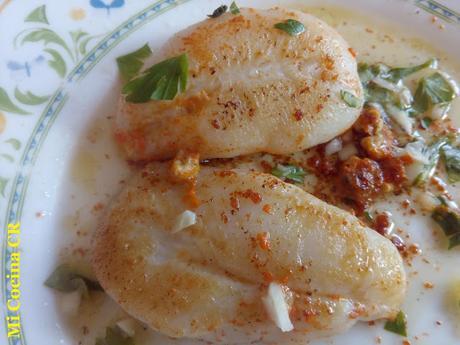 HUEVAS DE JIBIA A LA PLANCHA HUEVAS DE JIBIA A LA PLANCHA