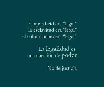 Lo Legal no garantiza que se haga lo Correcto