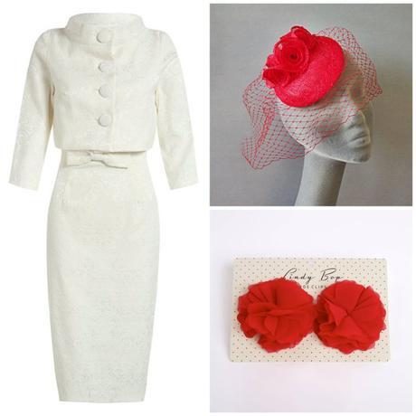 Novias de corto… con un toque de color único Idea novia corto y color 4