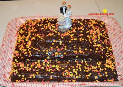 MI TARTA DE MIS BODAS DE PLATA