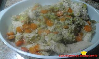 PECHUGA CON VERDURAS EN OLLA ERIKA
