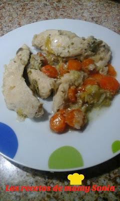 PECHUGA CON VERDURAS EN OLLA ERIKA
