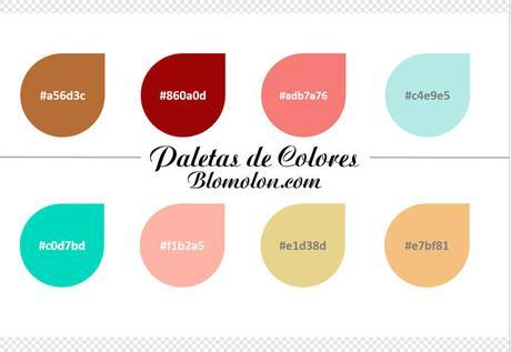 paletas de colores nueve