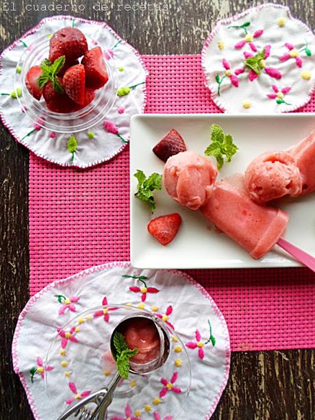 Polos de Fresas & Plátanos