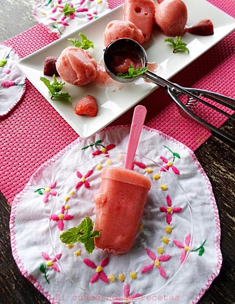 Polos de Fresas & Plátanos