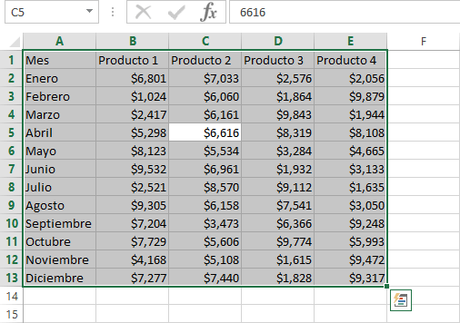 Como Seleccionar Todo en Excel