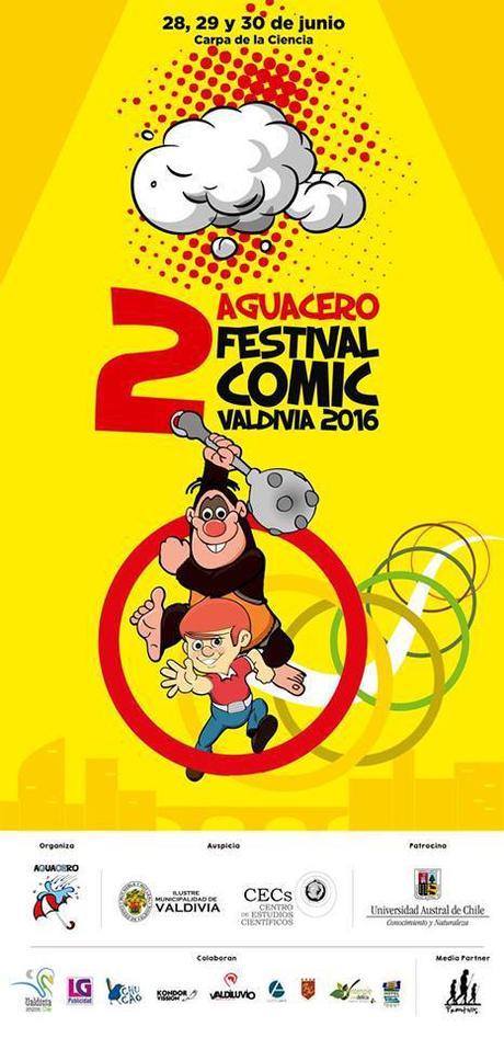 Del 28 al 30 de Junio, 2° Festival de Comics Aguacero, Valdivia 2016