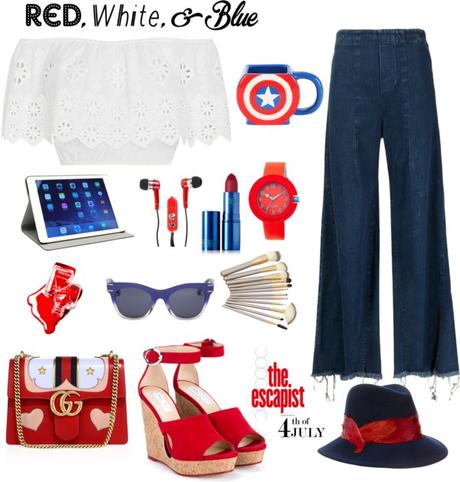 Red, White and Blue fashion