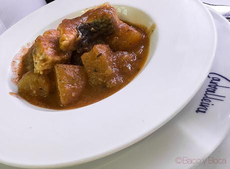 suquet de pargo en carballeira baco y boca