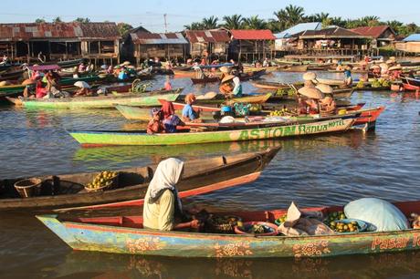 El Mercado Flotante de Banjarmasin