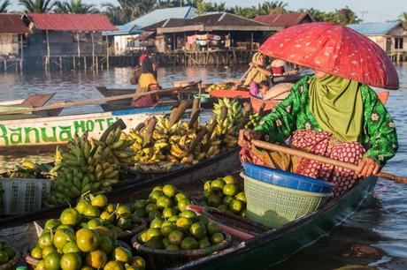 El Mercado Flotante de Banjarmasin