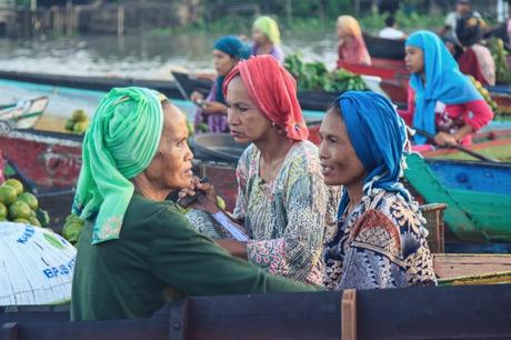 El Mercado Flotante de Banjarmasin