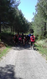 Vía Verde Ojos Negros con bicicleta