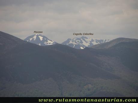 Mocoso y Cogollu Cebolleu desde la Siella