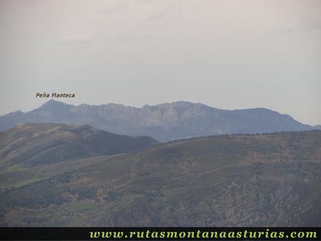 Peña Manteca desde La Siella