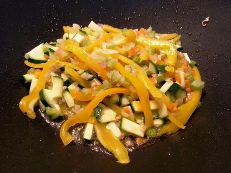 Fideos de arroz con verduras y soja – Spaghetti di riso con verdure e soia espaguetisarrozverduras2