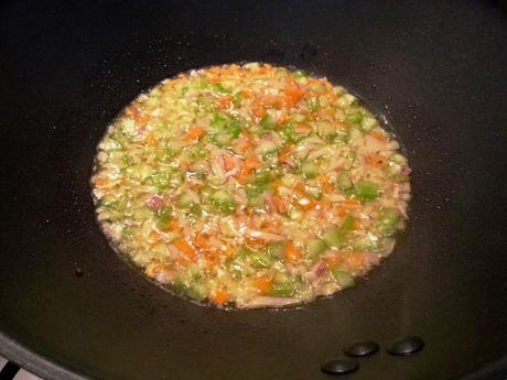Fideos de arroz con verduras y soja – Spaghetti di riso con verdure e soia espaguetisarrozverduras1