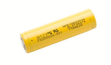 18650 - A123 baterias