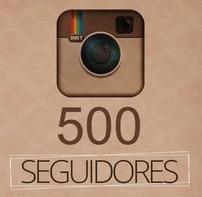 + 500 seguidores en Instagram