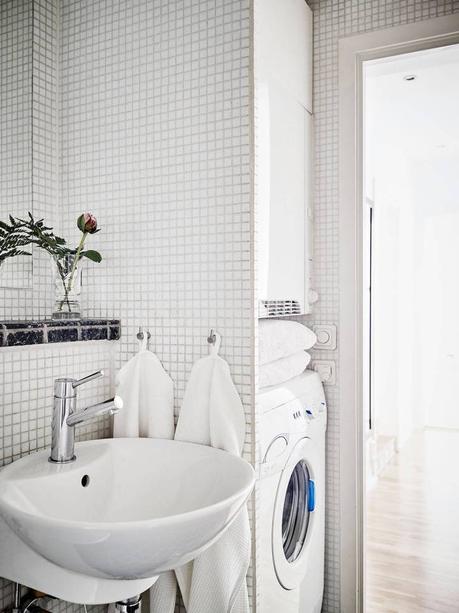 Refrescar una decoración con el color blanco pisos suecos estilo nórdico decoración salones decoración pisos pequeños decoración escandinava decoración blanco blog decoración 