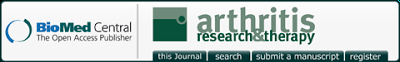 arthritis research therapy journal