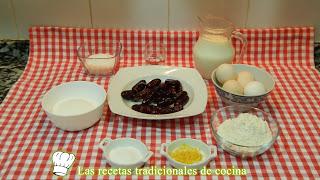 Pudin de dátiles receta fácil