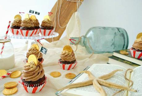 Cupcakes de Ferrero Rocher, un tesoro escondido #unagalletauncuento Cupcakes de Ferrero Rocher, un tesoro escondido #unagalletauncuento