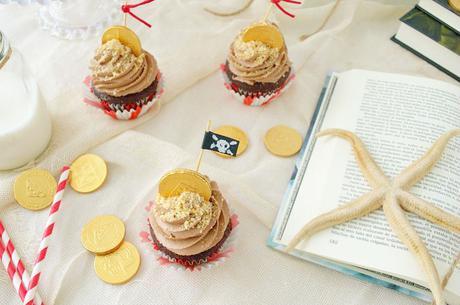 Cupcakes de Ferrero Rocher, un tesoro escondido #unagalletauncuento Cupcakes de Ferrero Rocher, un tesoro escondido #unagalletauncuento