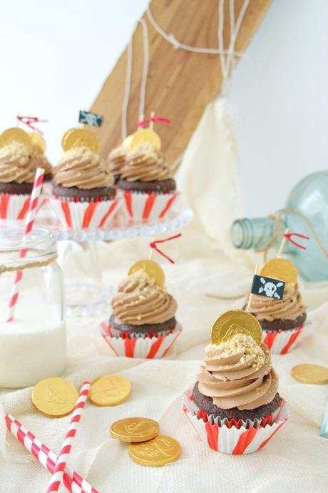 Cupcakes de Ferrero Rocher, un tesoro escondido #unagalletauncuento Cupcakes de Ferrero Rocher, un tesoro escondido #unagalletauncuento